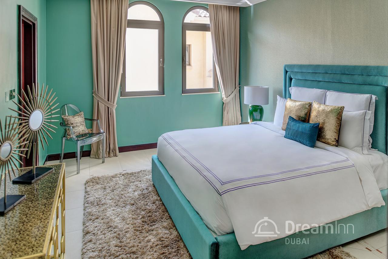 دبي Dream Inn - Luxury Palm Beach Villa المظهر الخارجي الصورة