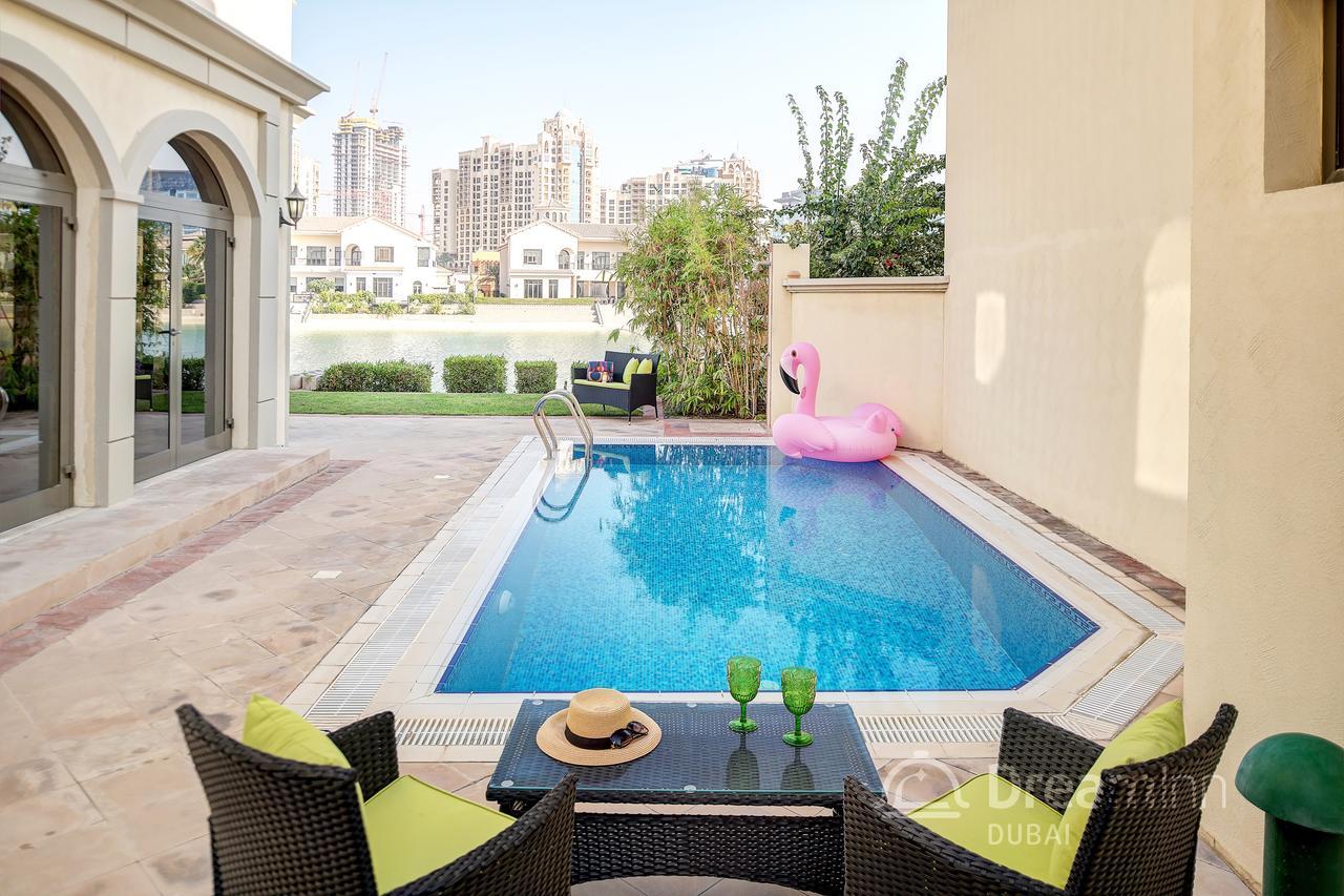 دبي Dream Inn - Luxury Palm Beach Villa المظهر الخارجي الصورة